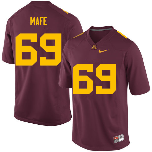 Men #69 Boye Mafe Minnesota Golden Gophers College Football Jerseys Sale-Maroon